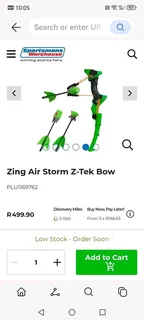 Air storm z-tek bow