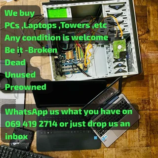 Broken laptops