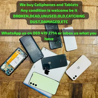 We buy broken phones laptops computers