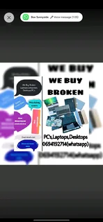 We buy dead battery laptops