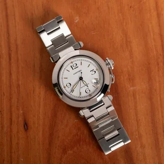 Topwatch Cartier Pasha White Dial W31015M7 R44900