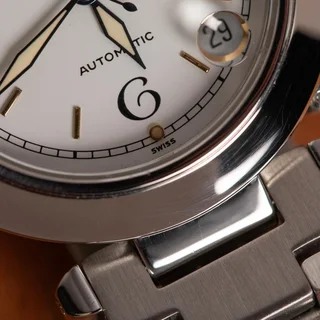 Topwatch Cartier Pasha White Dial W31015M7 R44900