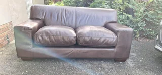CORICRAFT 2 seater Leather Couch Petite Kariba in Milano Brown colour 180cm long