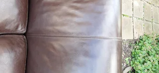 CORICRAFT 2 seater Leather Couch Petite Kariba in Milano Brown colour 180cm long