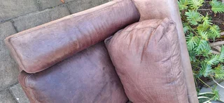 CORICRAFT Full Leather Zambezi Tan Brown Petite LODGE 2 Seater Couch 170 cm