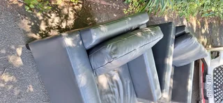 KLOOFTIQUE Inspired 1 Seater Armchairs Full Leather Graphite Grey colour 4k each