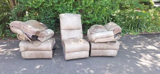 CORICRAFT Etosha Genuine Leather Recliner Couch Three Pullup Sofa Lazyboy 230cm