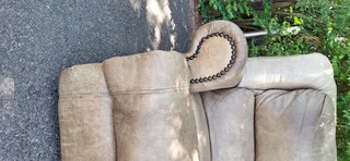 CORICRAFT Etosha Genuine Leather Recliner Couch Three Pullup Sofa Lazyboy 230cm