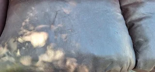 Solid CORICRAFT Leather Lounge Suite Colonial Milano Dark Brown Big 3 plus 2 Seater Couches