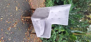 Eva 70cm Classic Velvet Material Modern Styled Wingback 1 seater Chair Steel Grey colour