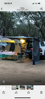Alu-Cab 270 Degrees awning with Sides and additional brackets