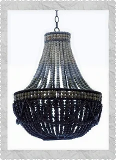 Beaded chandeliers