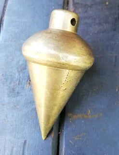 Vintage Brass Plumb Bob 500g (Price Includes Postage)