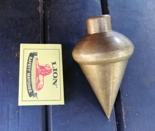Vintage Brass Plumb Bob 500g (Price Includes Postage)