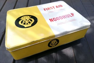 Vintage AA Collectors Tin