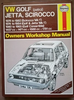 VW Golf MK1 Workshop Manual (Price Includes Postage)