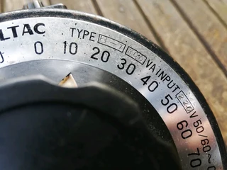 Vintage Voltac Variable Voltage Transformer