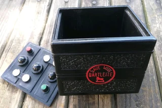 Vintage Bartleite Battery Money Box (Price Includes Postage)