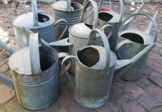 Vintage Galvanized Watering Cans