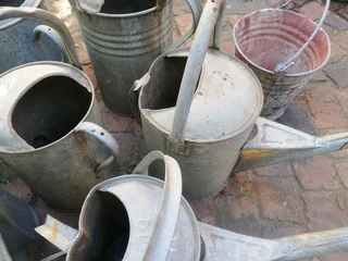 Vintage Galvanized Watering Cans