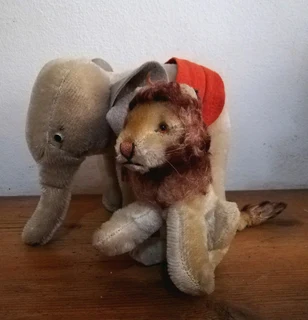 Vintage Steiff and Hermann Circus Teddy Toys