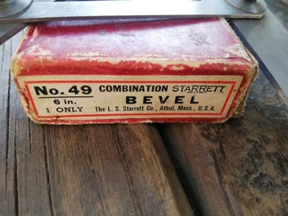 Vintage Starrett Combination Bevel Square (Price Includes Postage)