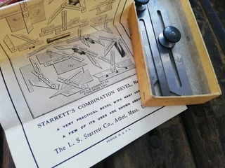 Vintage Starrett Combination Bevel Square (Price Includes Postage)