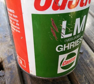 Vintage Castrol Grease Tin