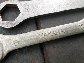 Vintage Yamaha Motorcycle Toolkit Spanners