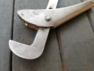 Vintage Footprint Pipe Wrench (Price Includes Postage)