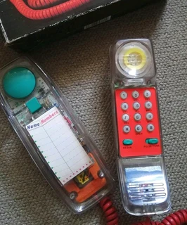 80s 90s Clear Telephone (Price Includes Postage)