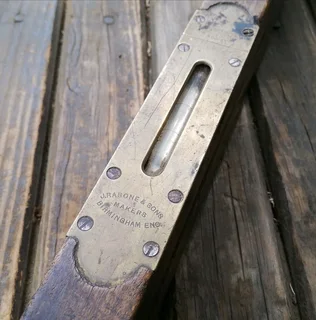 Vintage John Rabone and Sons Wooden Spirit Level (Price Includes Postage)