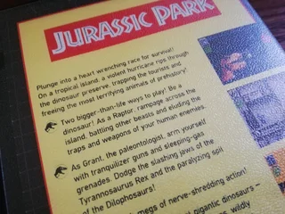 Sega MegaDrive Jurassic Park (Price Includes Postage)