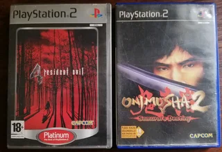 PS2 Resident Evil 4 and Onimusha 2 (Price Includes Postage)