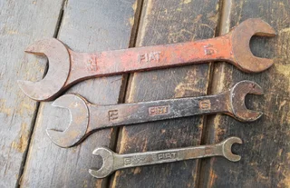 Classic Fiat Toolkit Spanners (Price Includes Postage)