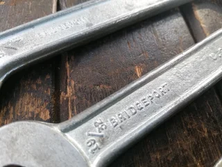 Vintage Bridgeport USA Spanners (Price Includes Postage)