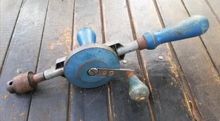 Vintage Footprint Hand Drill (Price Includes Postage)