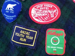 Vintage Boy Scouts Patches Camp Blanket (Price Includes Postage)