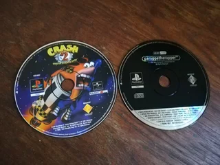 Playstation 1 Crash Bandicoot 2 and PaRappa the Rapper Games (Price Includes Postage)