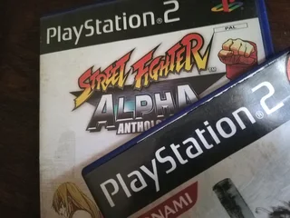 PS2 Street Fighter Alpha Anthology and Metal Gear Solid 2 Substance (Price Includes Postage)