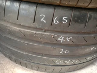 275/45/20+265/45/20+19+18 used tyres
