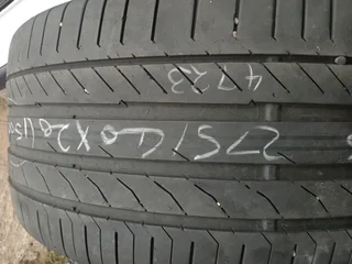 275/40/20tyres like new &#43;r flat