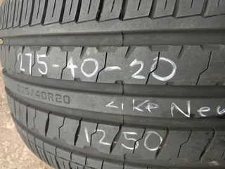 Like New. tyres