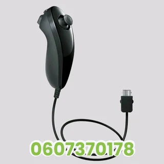 Nintendo Wii Nunchuck - Nintendo Wii Wired Nunchuk Black Colour (Brand New)