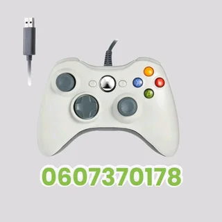 Xbox 360 Controller -  Xbox 360 Wired Controller White Colour (Brand New)