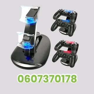PS4 Controller Charging Dock - Dual PS4 Controller Charging Dock with LED (Brand New)
