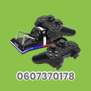 PS3 Controller Charging Dock Dual Controller Charging Dock with LED (Brand New)
