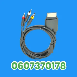 Xbox 360 AV Cable - Display Cable Xbox 360 (Brand New)