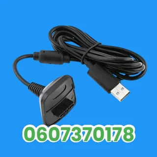 Xbox 360 Controller Charge Cable - Data and Sync Cable for Xbox 360 Controller (Brand New)
