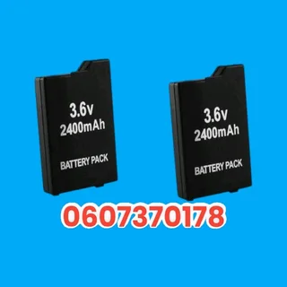 PSP Slim Battery Lithium 3.6V 2400mah Battery PSP 2000 or 3000 (Pack of 2) (Brand New) ⭐️⭐️⭐️⭐️⭐️